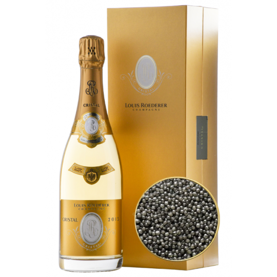 Champagne Cristal 2015 e Caviale Imperial Beluga